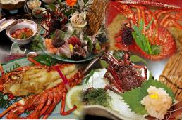 A lot of lobster dishes