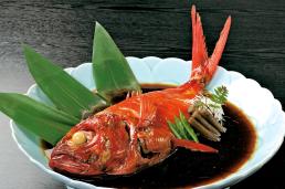 Alfonsino fish dish preserving its shape